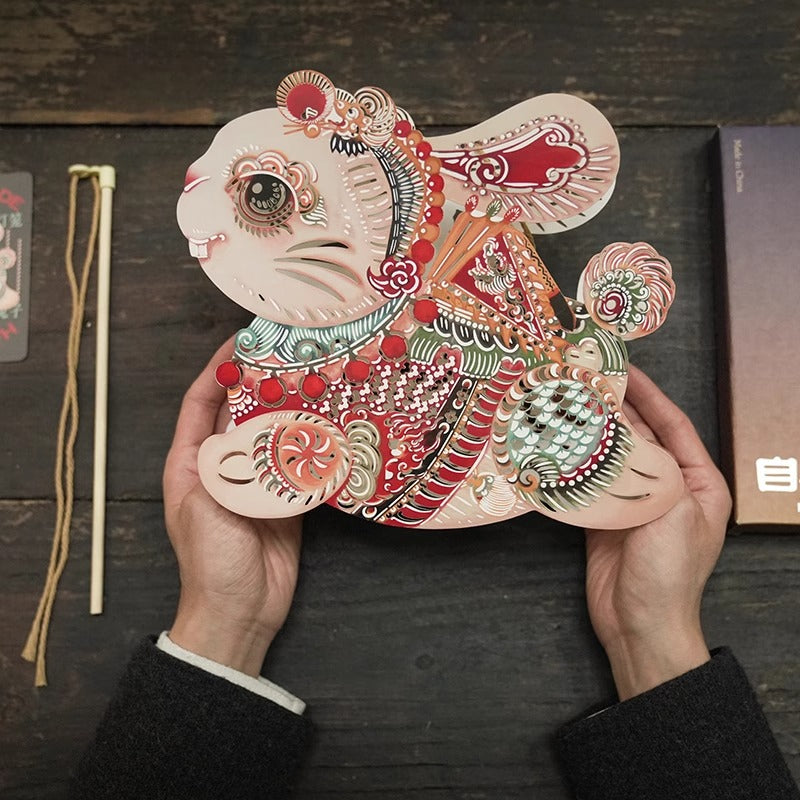 Rabbit Lantern DIY Kit - Handmade Decorative Hanging Ornament