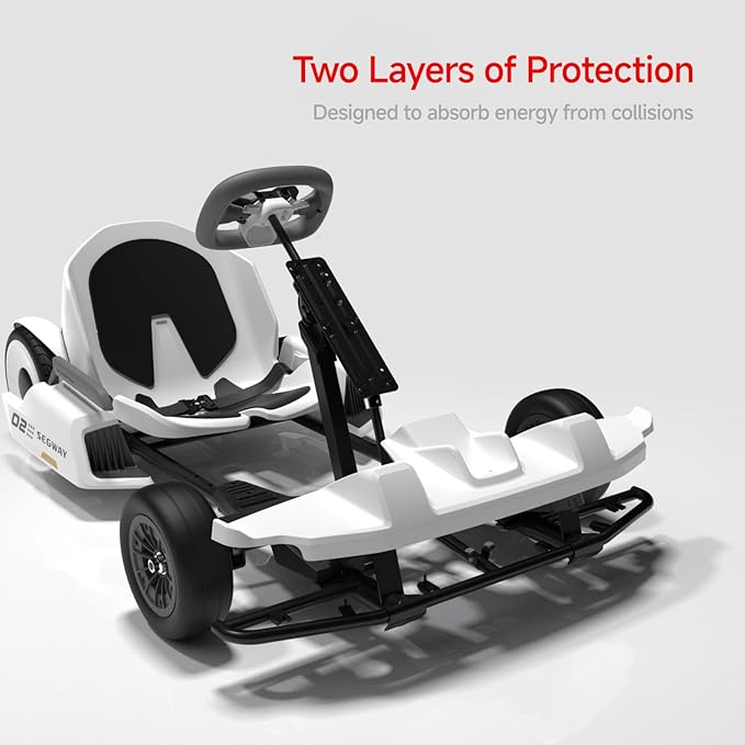 Segway Ninebot Gokart Pro and Gokart Pro 2, Electric Go Kart with Enhanced Safety Features, High-Speed Racing and Immersive Gaming Combo, Ultimate Drift Experience for Ages 14+, Up to 15.5 Miles