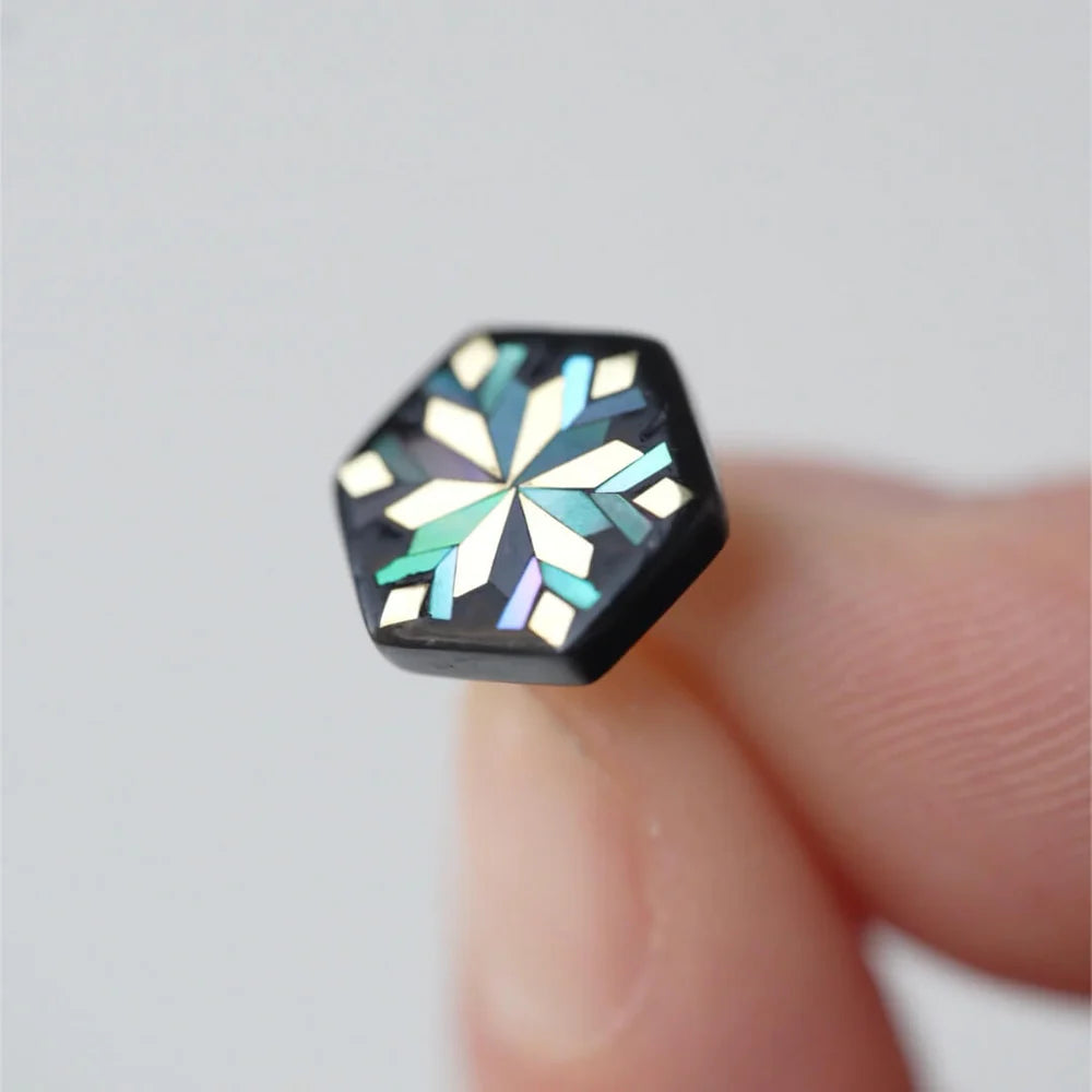 Lacquer Earrings DIY Kit,Begonia Earrings,Snowflake Earrings
