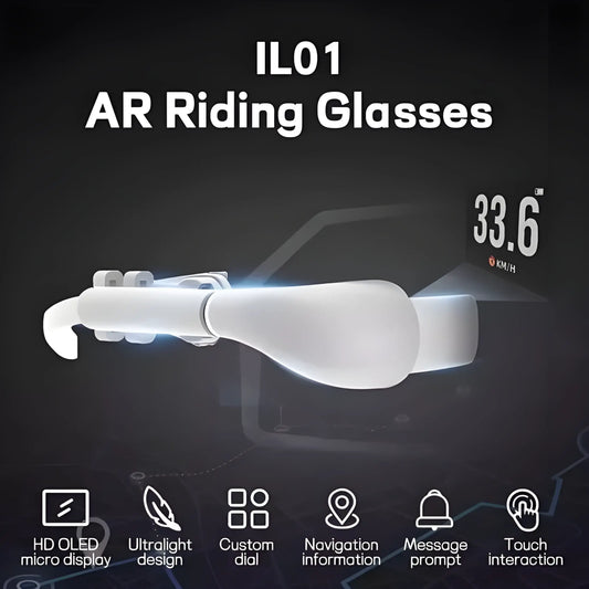 XLENS AR Smart Cycling Glasses with Bike Computer, Heart Rate Monitor for Cycling, Running, and Outdoor Adventures
