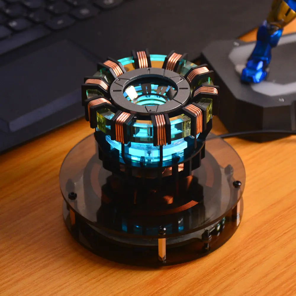 Creative Magnetic Levitation Gaming Desk Ornament - Modern Tech-Style Desktop Decor, Unique Design Gift for Men