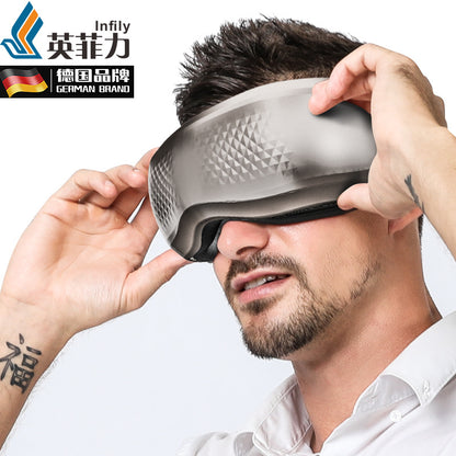 Music eye protection device student children's eye massager vibration heating massage eye mask eye massager rechargeable model