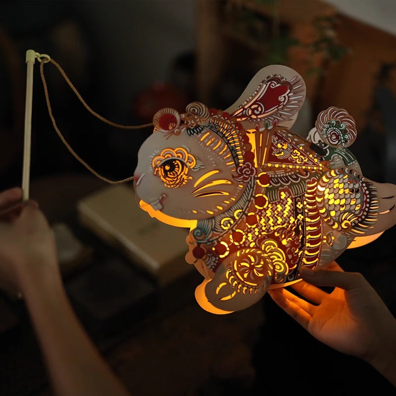 Rabbit Lantern DIY Kit - Handmade Decorative Hanging Ornament