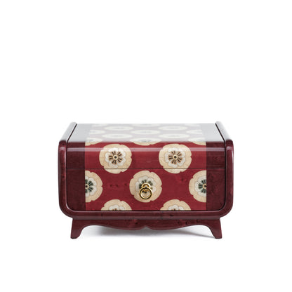 Duanmu Inlaid "Roundel Floral Pattern" Themed Jewelry Box