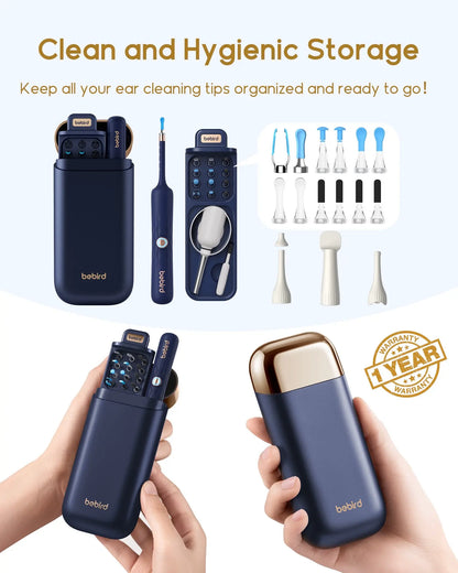 Bebird 3 EarSight Plus Smart Ear Cleaning Tool with HD Camera – Flexible, Wireless & Real-Time App Monitoring