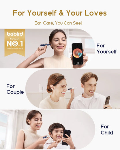 Bebird 3 EarSight Plus Smart Ear Cleaning Tool with HD Camera – Flexible, Wireless & Real-Time App Monitoring