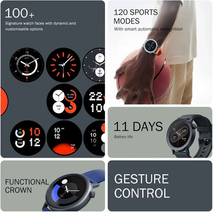 CMF Watch Pro 2 Smartwatch, Fitness Tracker with Heart Rate, SpO₂, 120 Sports Modes, GPS, Waterproof for Android iOS