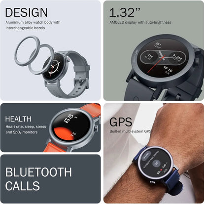 CMF Watch Pro 2 Smartwatch, Fitness Tracker with Heart Rate, SpO₂, 120 Sports Modes, GPS, Waterproof for Android iOS