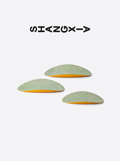 Eggshell Lacquer Plate Set