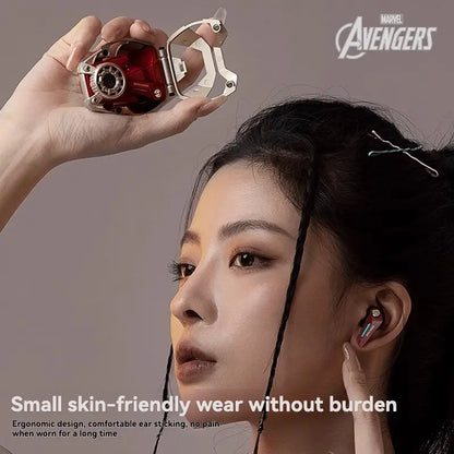 Wireless Bluetooth Earbuds Mr28 Cool Rgb Ambience Light Mecha-shaped Headset High Quality Gift