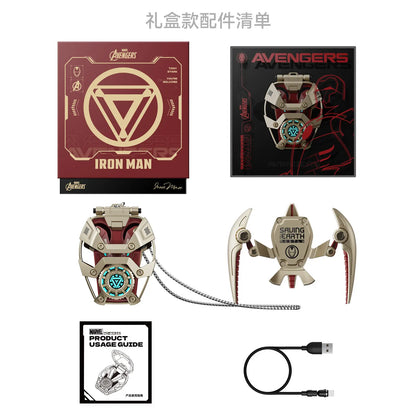 Wireless Bluetooth Earbuds Mr28 Cool Rgb Ambience Light Mecha-shaped Headset High Quality Gift