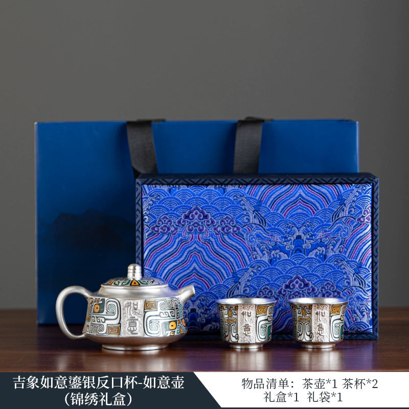 Such as porcelain, the Forbidden City, Dunhuang cultural and creative tea set, housewarming, birthday, graduation, teachers, parents, practical high-end gifts