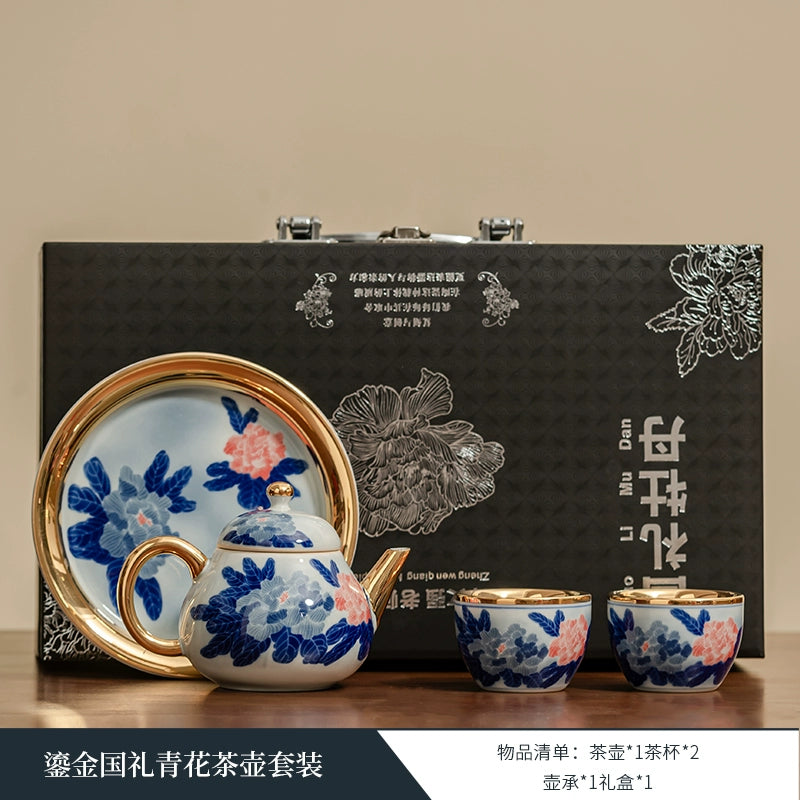 Wie Porzellan, die Verbotene Stadt, Dunhuang kulturelle und kreative Teeservice, Brautpaare, Einweihungsfeiern, Geburtstage, Abschlussfeiern, Vatertagsgeschenke und praktische Geschenke für Väter 