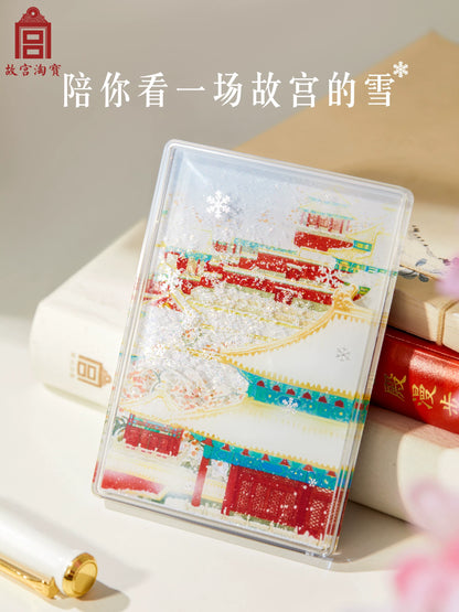 Forbidden City Snow Quicksand Refrigerator Magnet Museum Cultural Innovation Beijing Tourism Souvenir Gifts