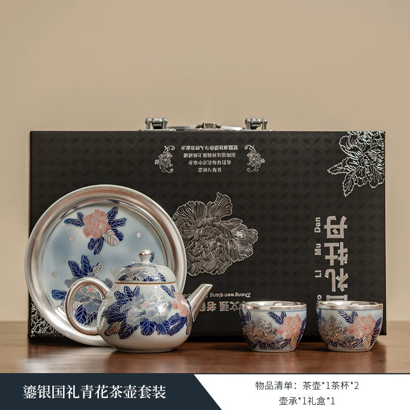 Wie Porzellan, die Verbotene Stadt, Dunhuang kulturelle und kreative Teeservice, Brautpaare, Einweihungsfeiern, Geburtstage, Abschlussfeiern, Vatertagsgeschenke und praktische Geschenke für Väter 