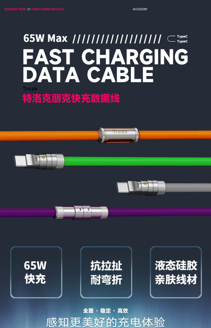 TROZK Turlock building block socket gallium nitride strip 65W fast full asana typeC can be used for trendy play tables