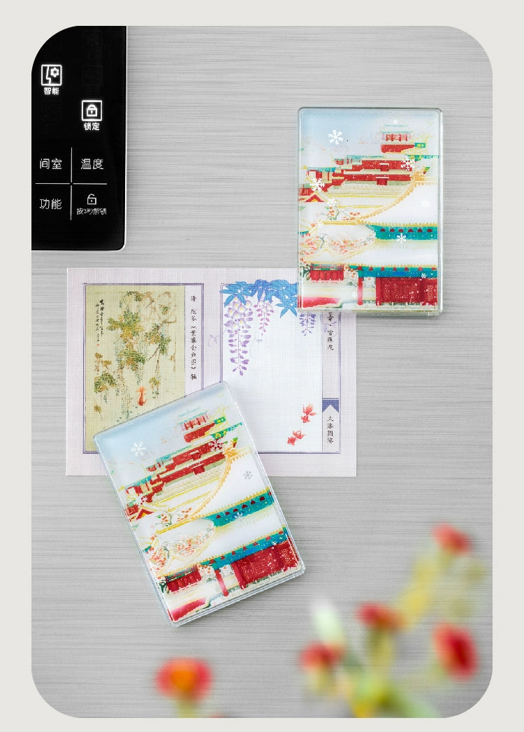 Forbidden City Snow Quicksand Refrigerator Magnet Museum Cultural Innovation Beijing Tourism Souvenir Gifts