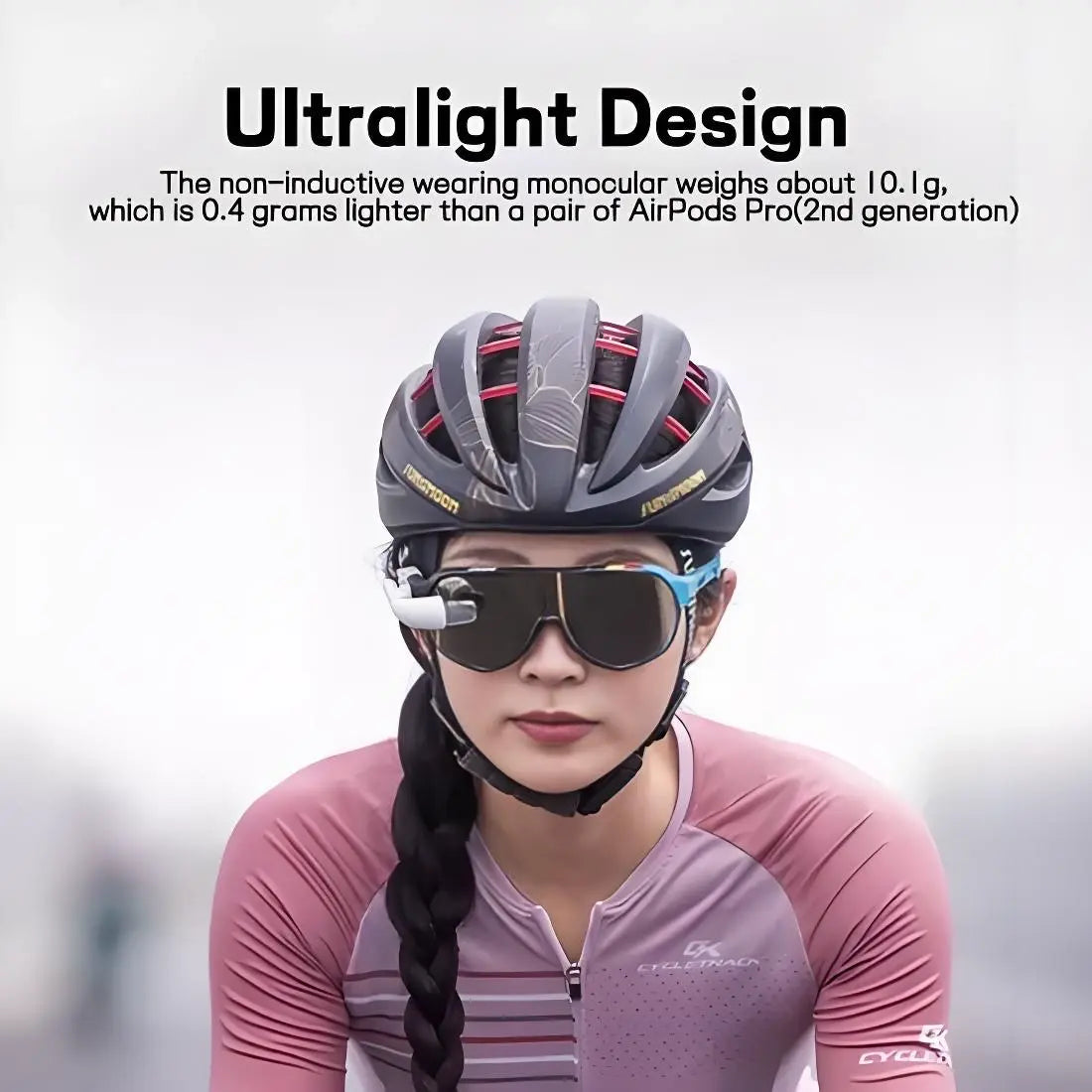 XLENS AR Smart Cycling Glasses with Bike Computer, Heart Rate Monitor for Cycling, Running, and Outdoor Adventures