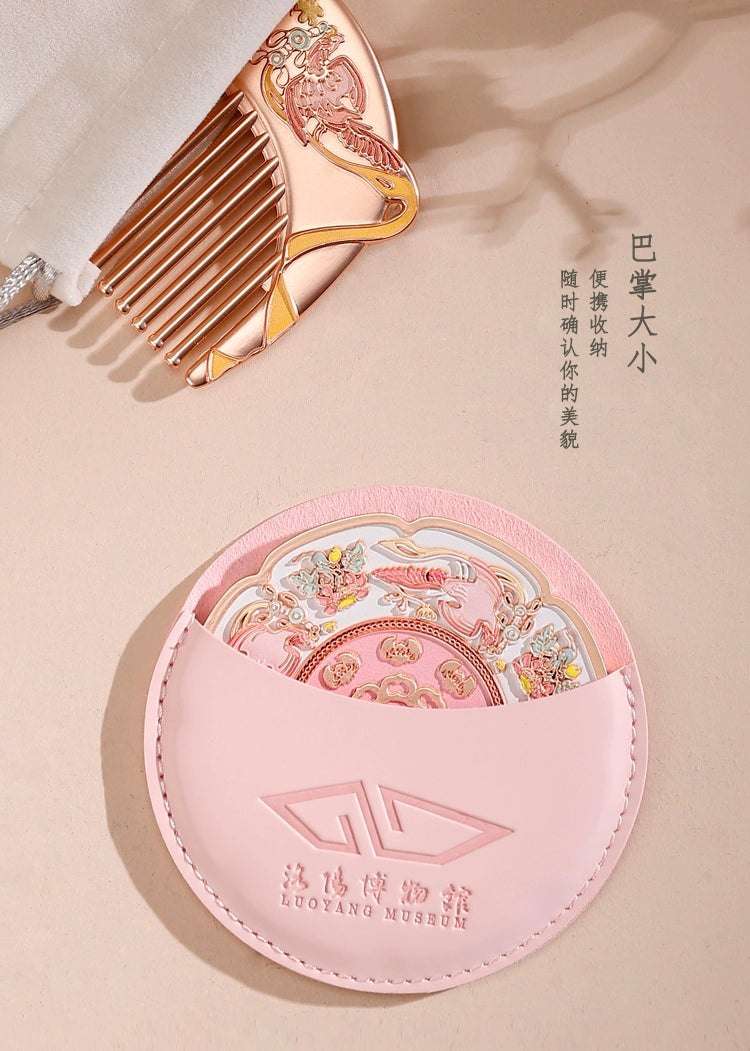 Cultural Design Portable Makeup Mirror - Perfect Gift for Birthdays