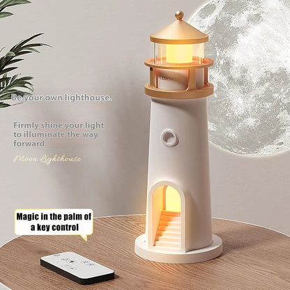 Moon Lamp Projector Night Light with Remote Control Timer Function for Bedroom Ambient Atmosphere Creation