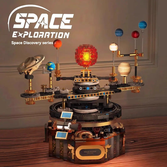 Rotating Solar System Building Blocks – STEM Educational Toy for Kids (Collector’s Edition)