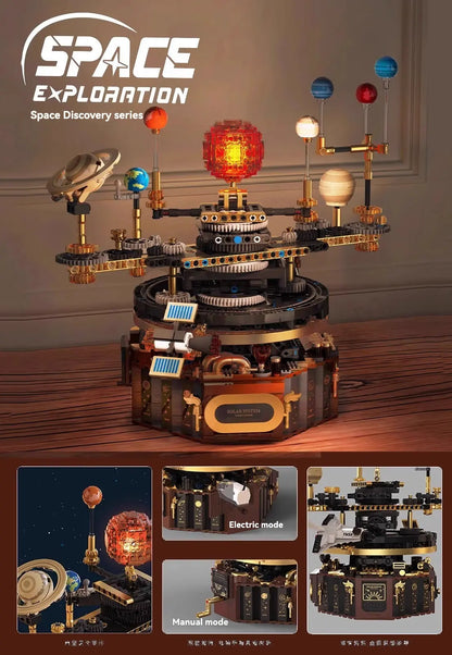 Rotating Solar System Building Blocks – STEM Educational Toy for Kids (Collector’s Edition)